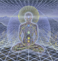 "Theologue" by Alex Grey image